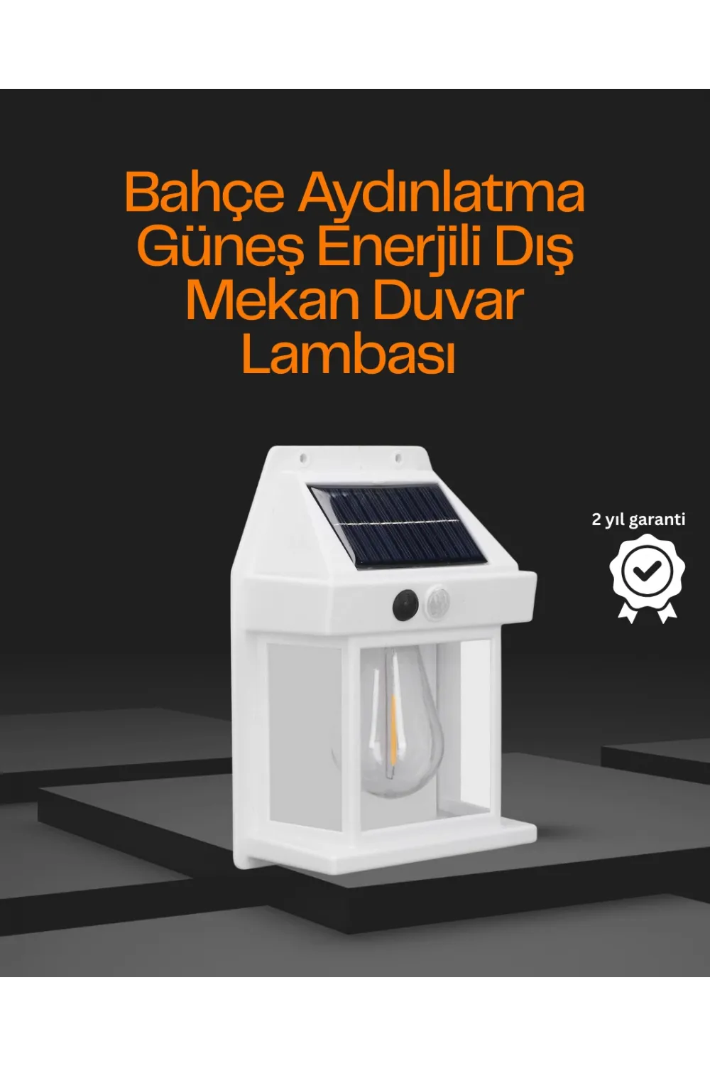 1800 Mah Pilli Solar Duvar Aydınlatma
