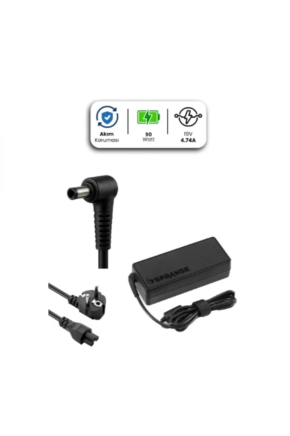19V 4.74A 5.5 * 2.5mm 90W TOSHIBA İçin Laptop Adaptör