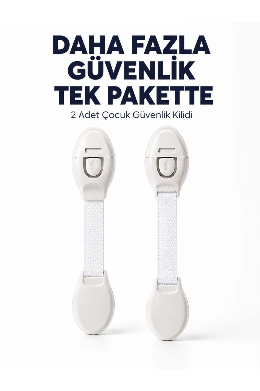 2 Adet Güçlü Yapışkanlı Çocuk Güvenlik Kilidi