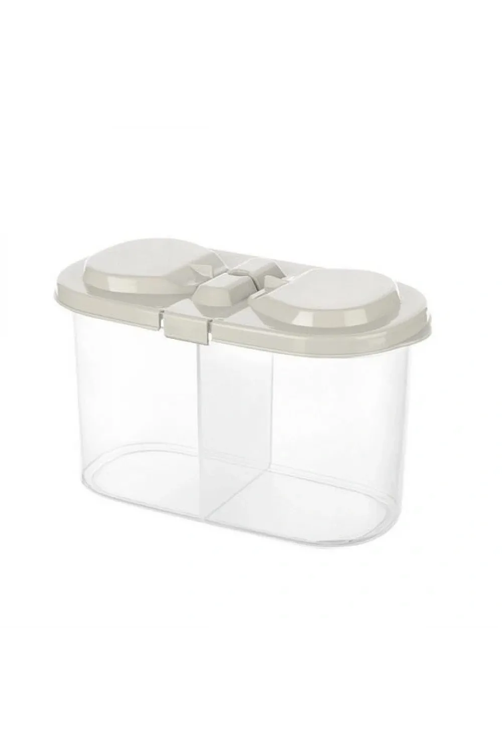2 Bölmeli Saklama Ve Erzak Kabı 1200 Ml