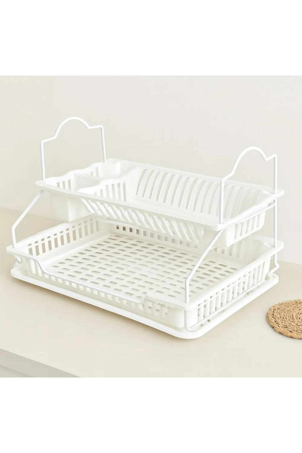 2 Katlı Plastik Tabaklık