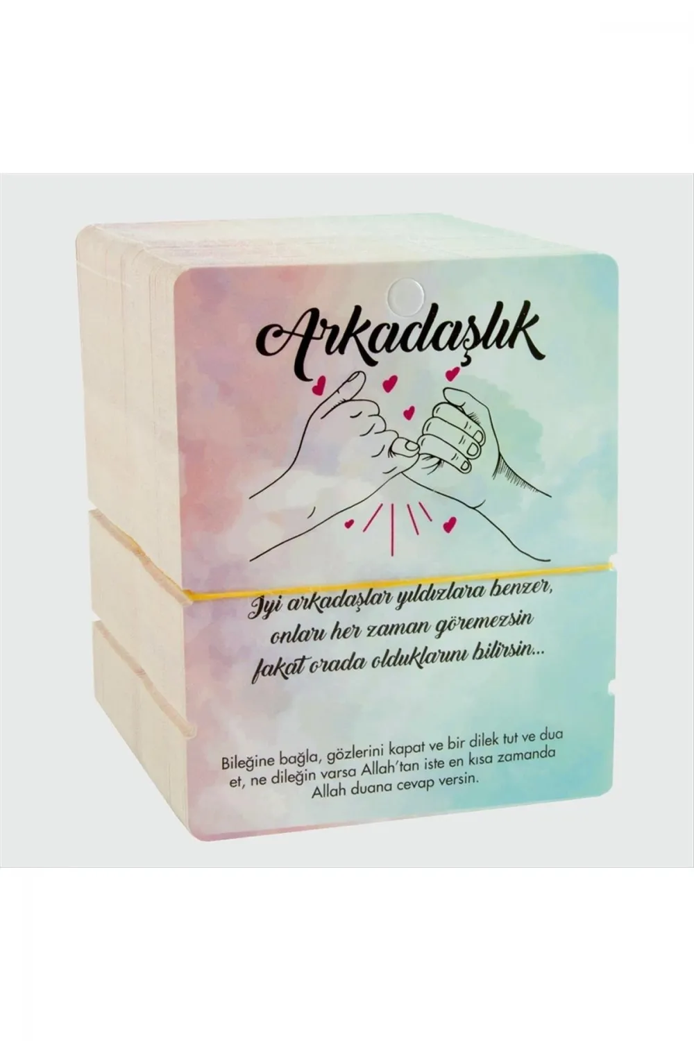 2li Arkadaşlık Bileklik Kartı