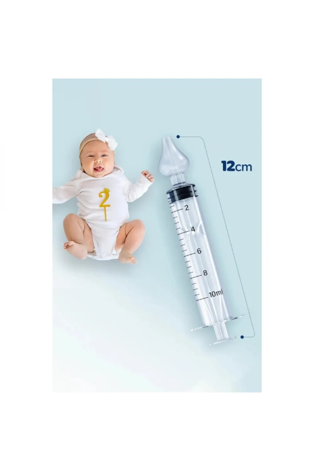2li Bebek Burun Temizleme Şırıngası