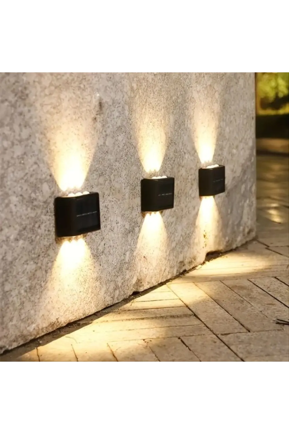 2li Solar Duvar Aydınlatması (6 LED, Gün Işığı)