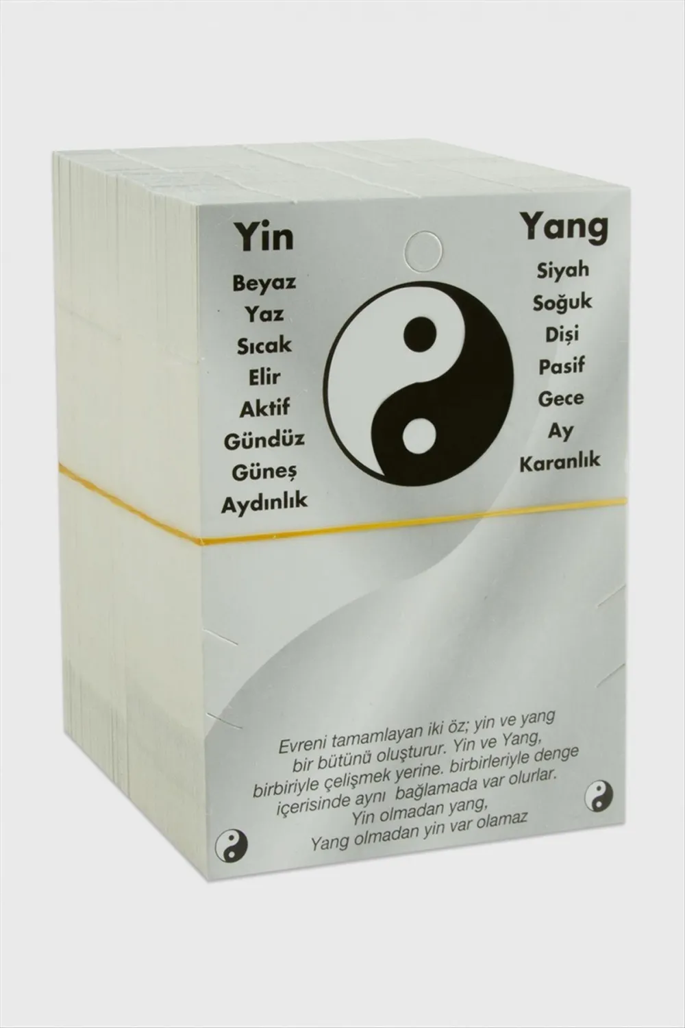 2li Yin Yang Bileklik Kartı