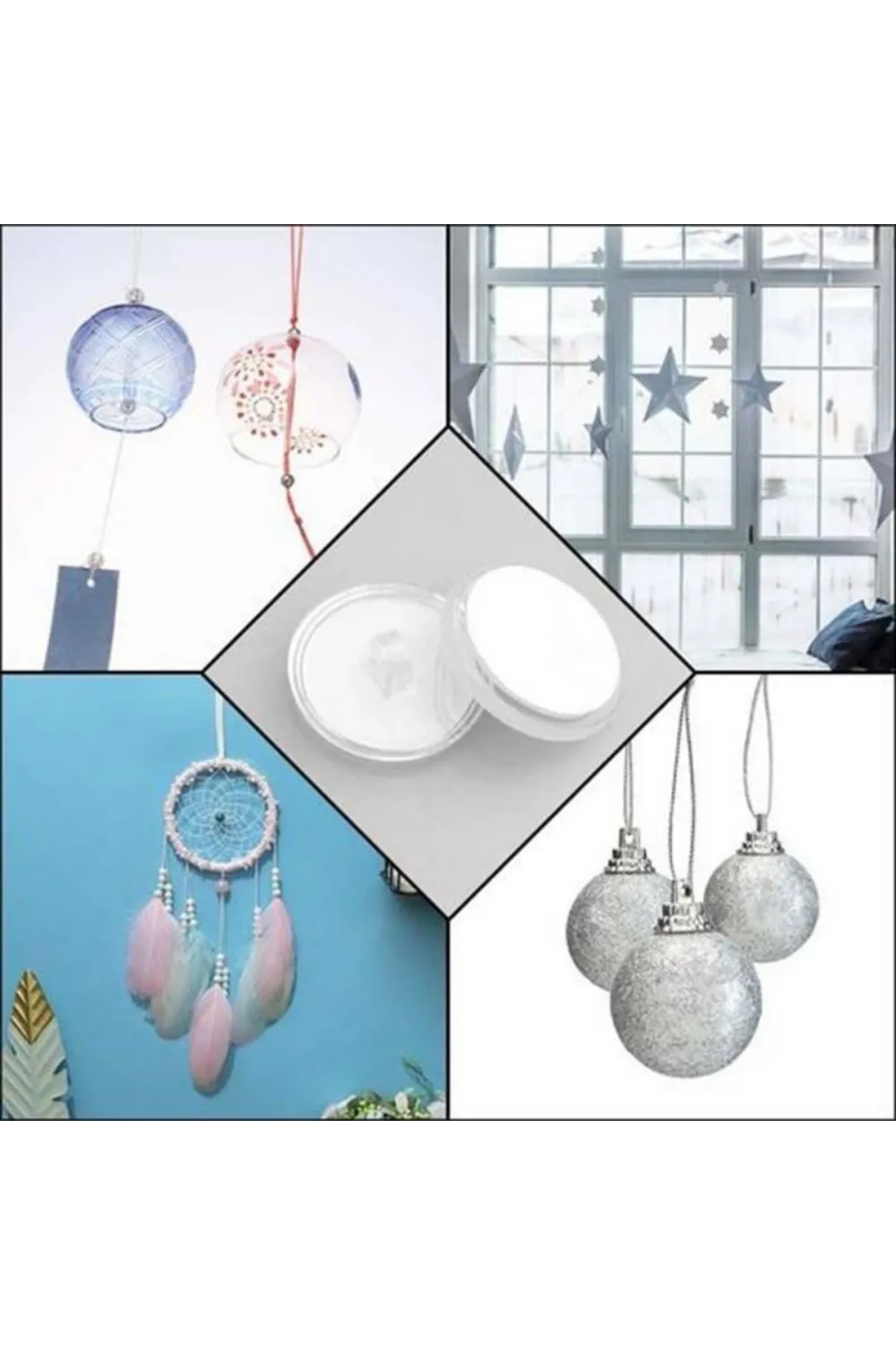 20 Adet Şeffaf Yuvarlak 3 Cm Çaplı Güçlü Disk Yapışkanlar