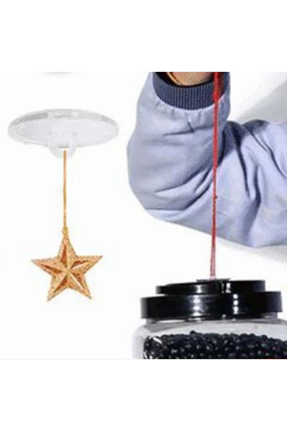 20 Adet Şeffaf Yuvarlak 3 Cm Çaplı Güçlü Disk Yapışkanlar