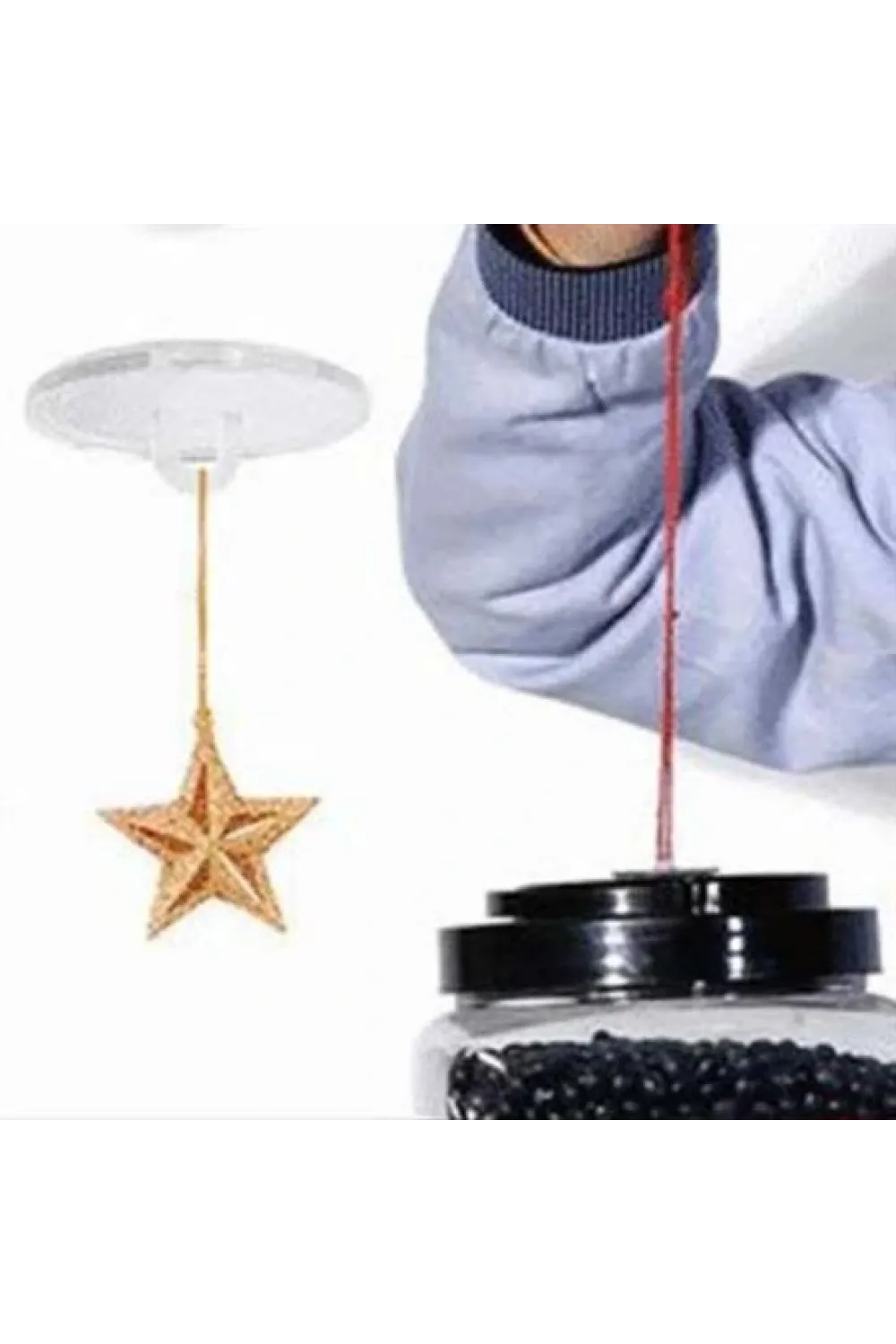 20 Adet Şeffaf Yuvarlak 3 Cm Çaplı Güçlü Disk Yapışkanlar