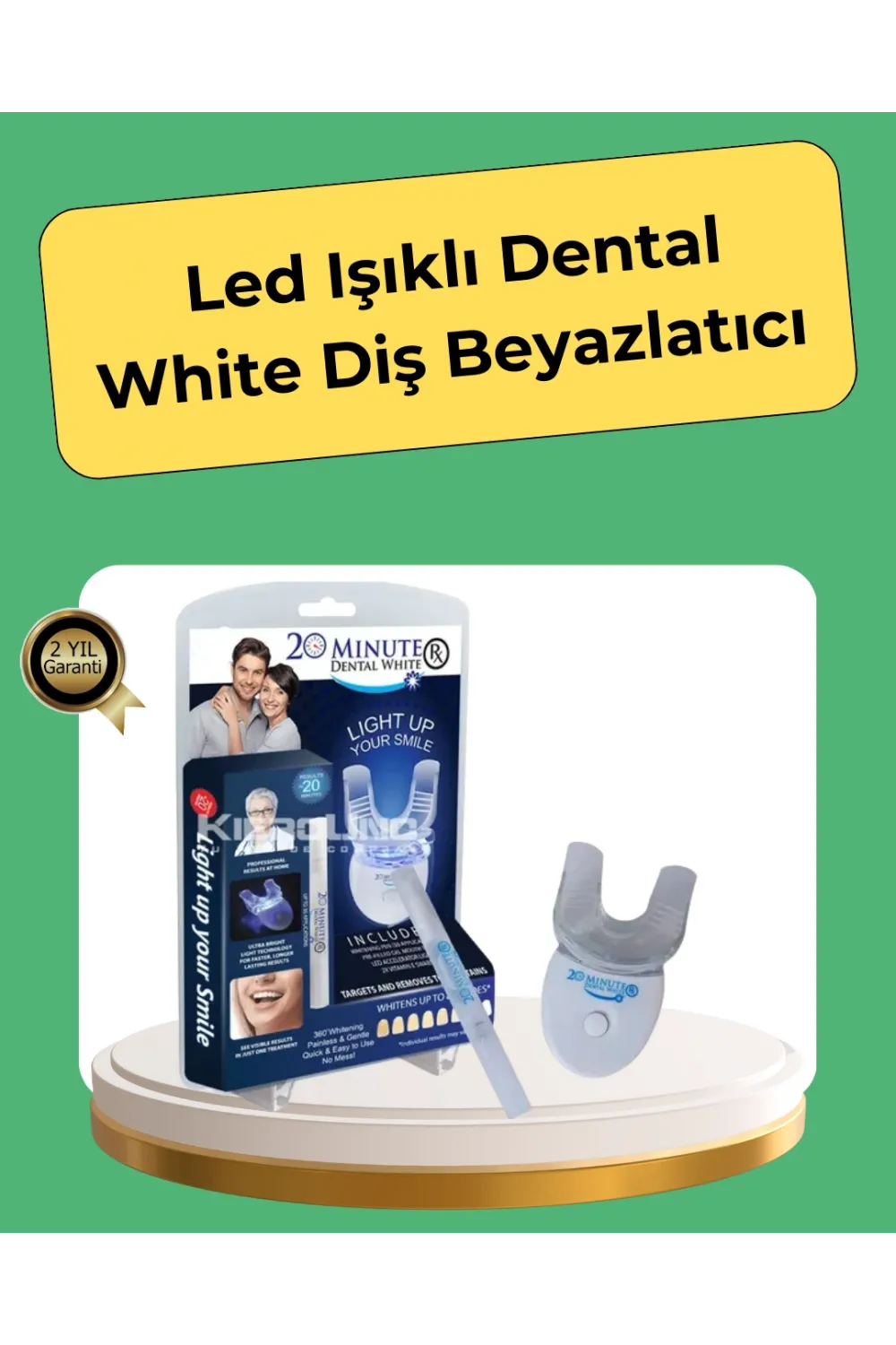 20 Dakikada Hızlı Etkili Diş Beyazlatıcı Cihaz