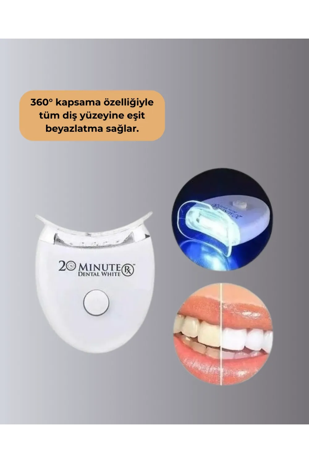 20 Dakikada Hızlı Etkili Diş Beyazlatıcı Cihaz
