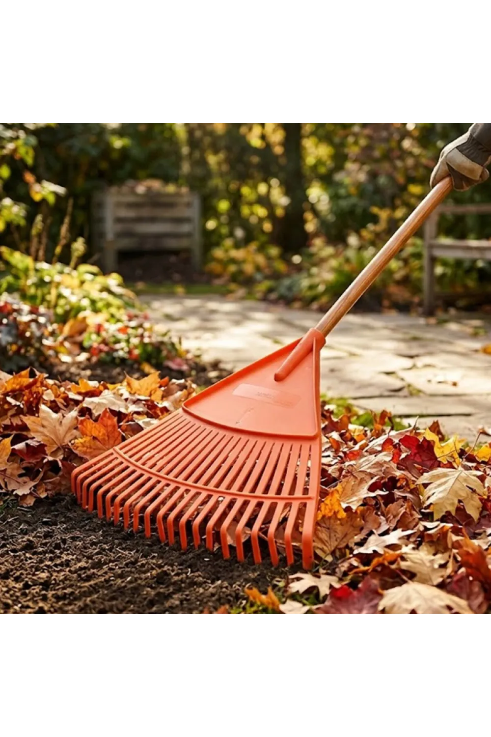 20 Dişli Yaprak Tırmığı - Plastik - 42 cm Genişlik