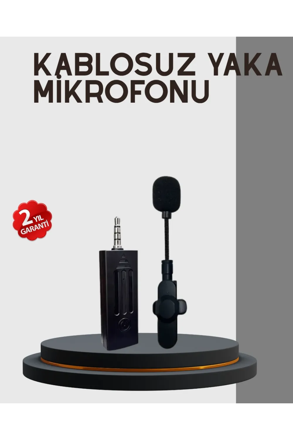 20 Metre Menzilli Kablosuz Yaka Mikrofonu Gürültü Engelleyici