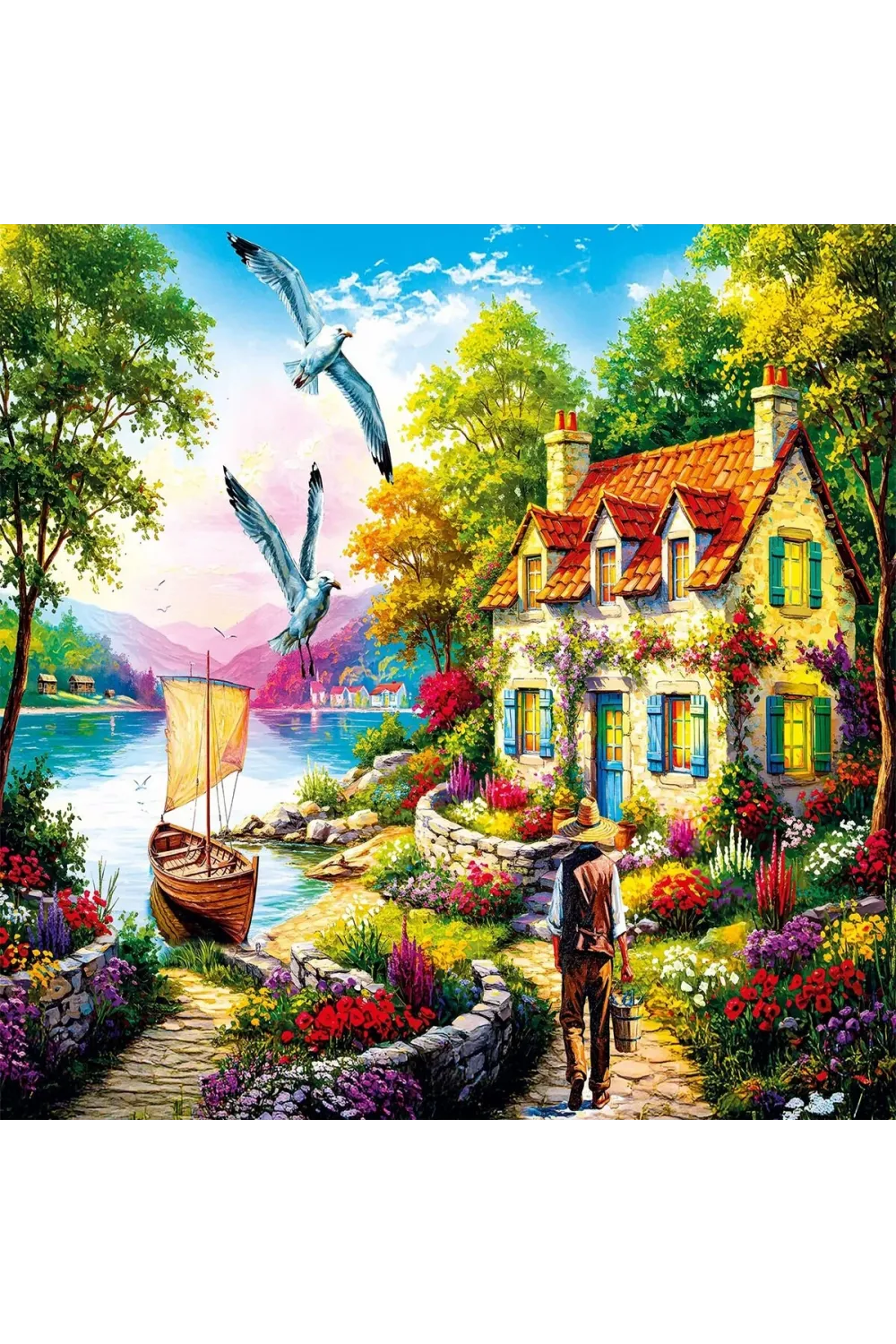 20084 PUZZLE 500 AN OLD TALE BY THE LAKE