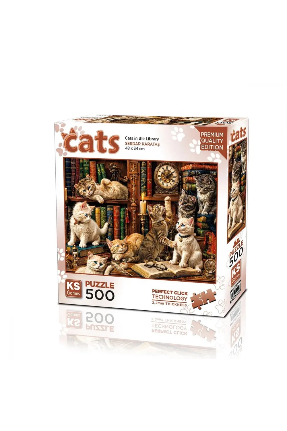 20090 PUZZLE 500 CATS İN THE LİBRARY