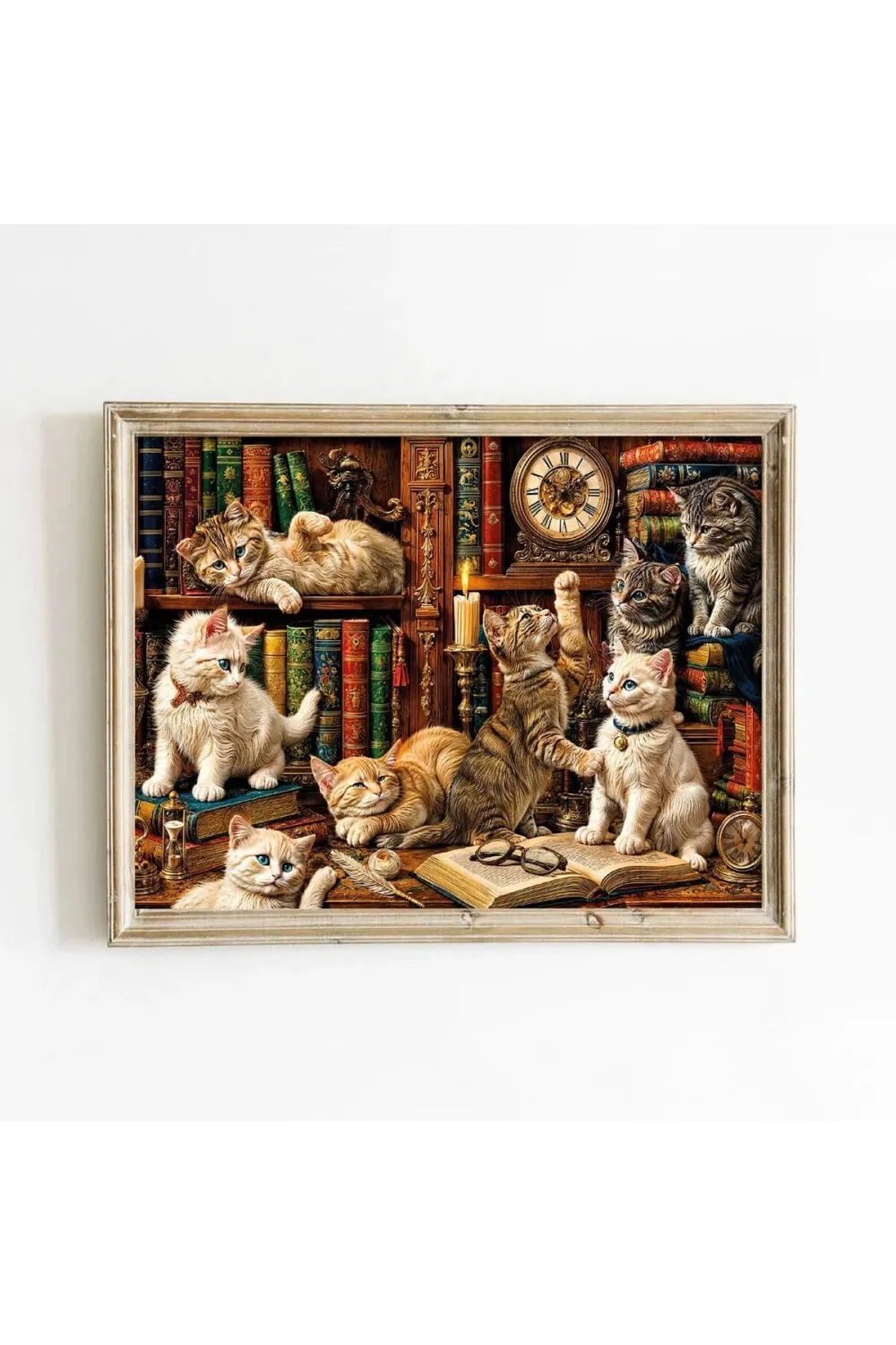 20090 PUZZLE 500 CATS İN THE LİBRARY