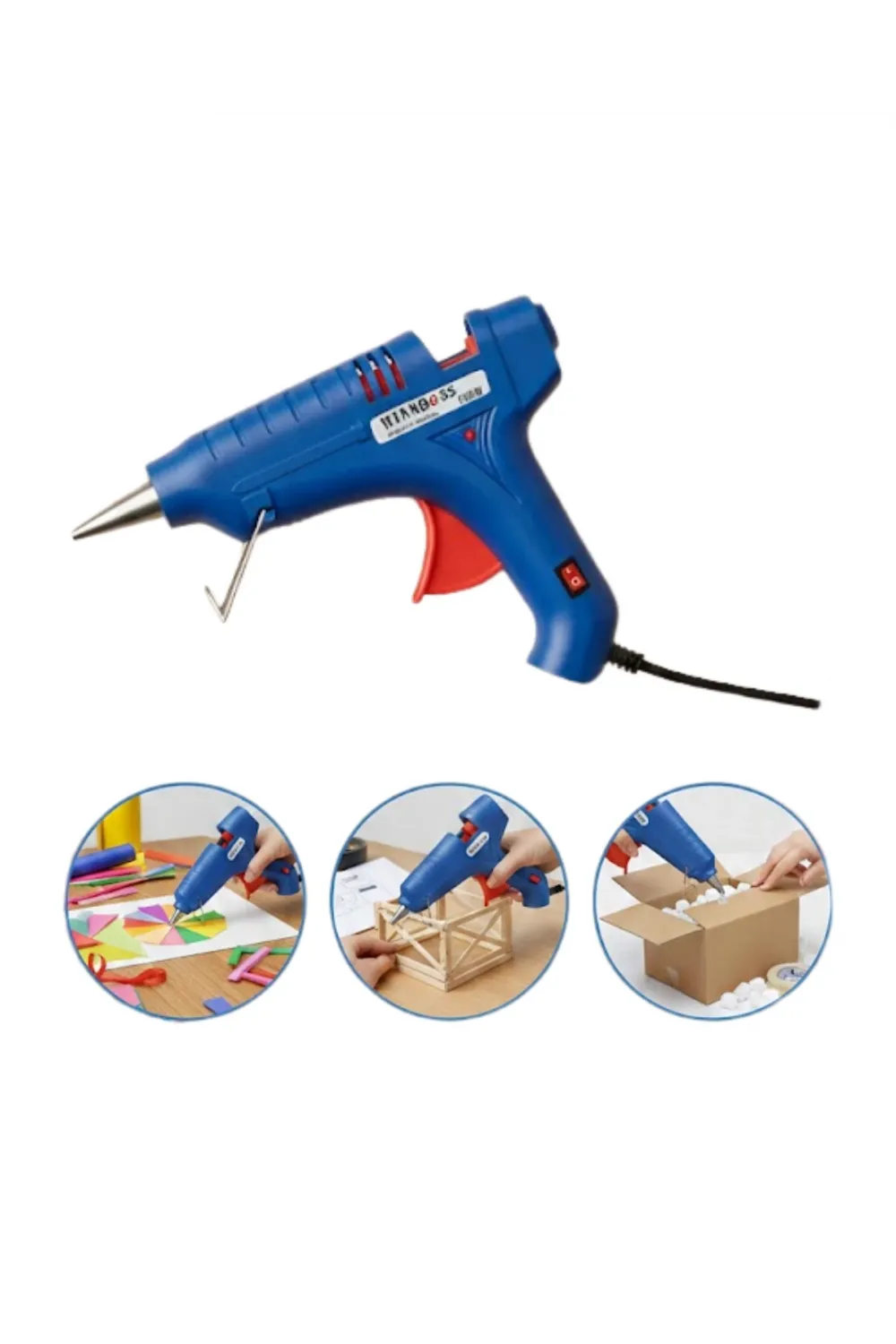 20w Silikon Tabancası 7.5 Mm Silikon Uyumlu 5 Adet Hediye Silikon