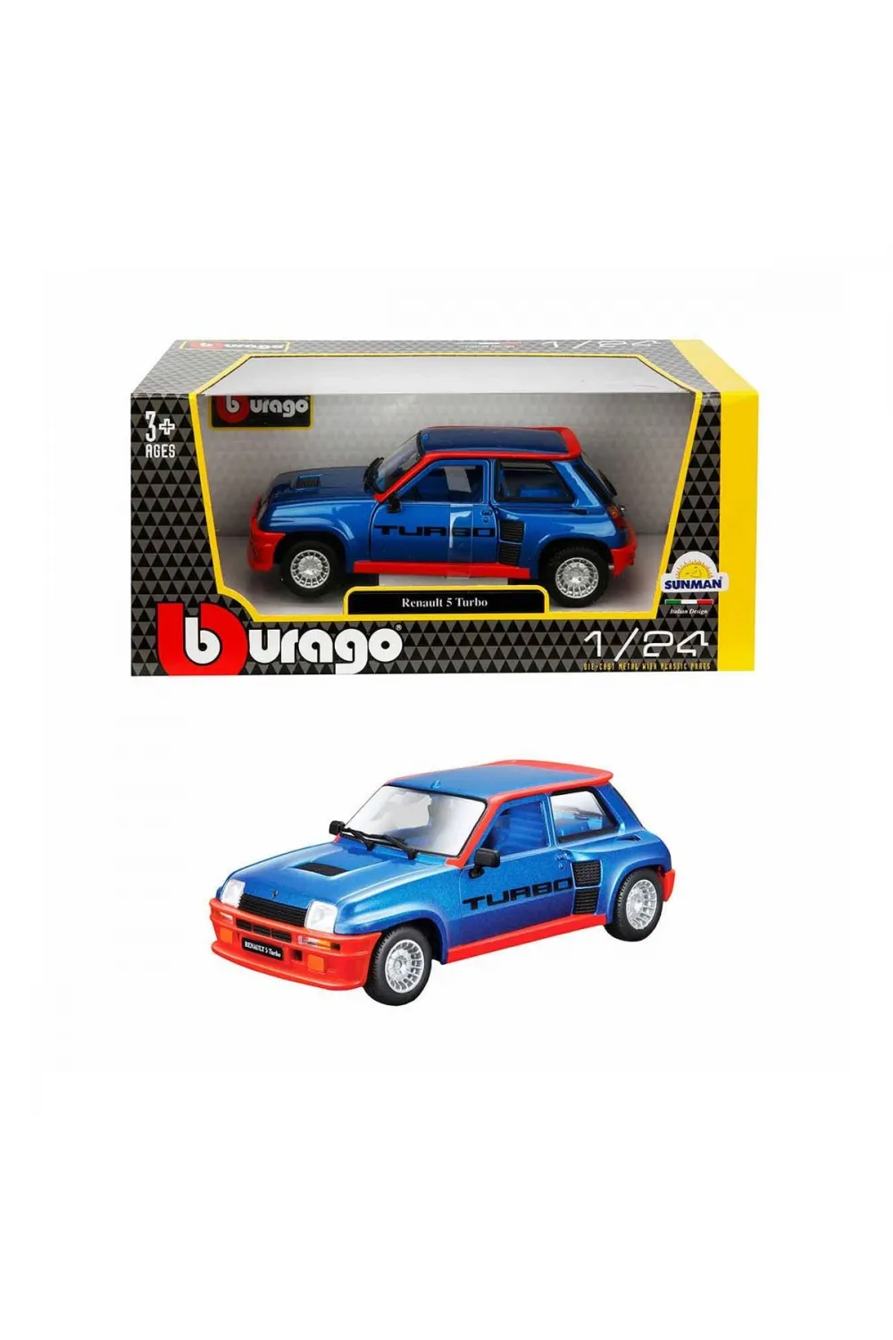 21088 1:24 Renault 5 Turbo Model Araba -Sunman