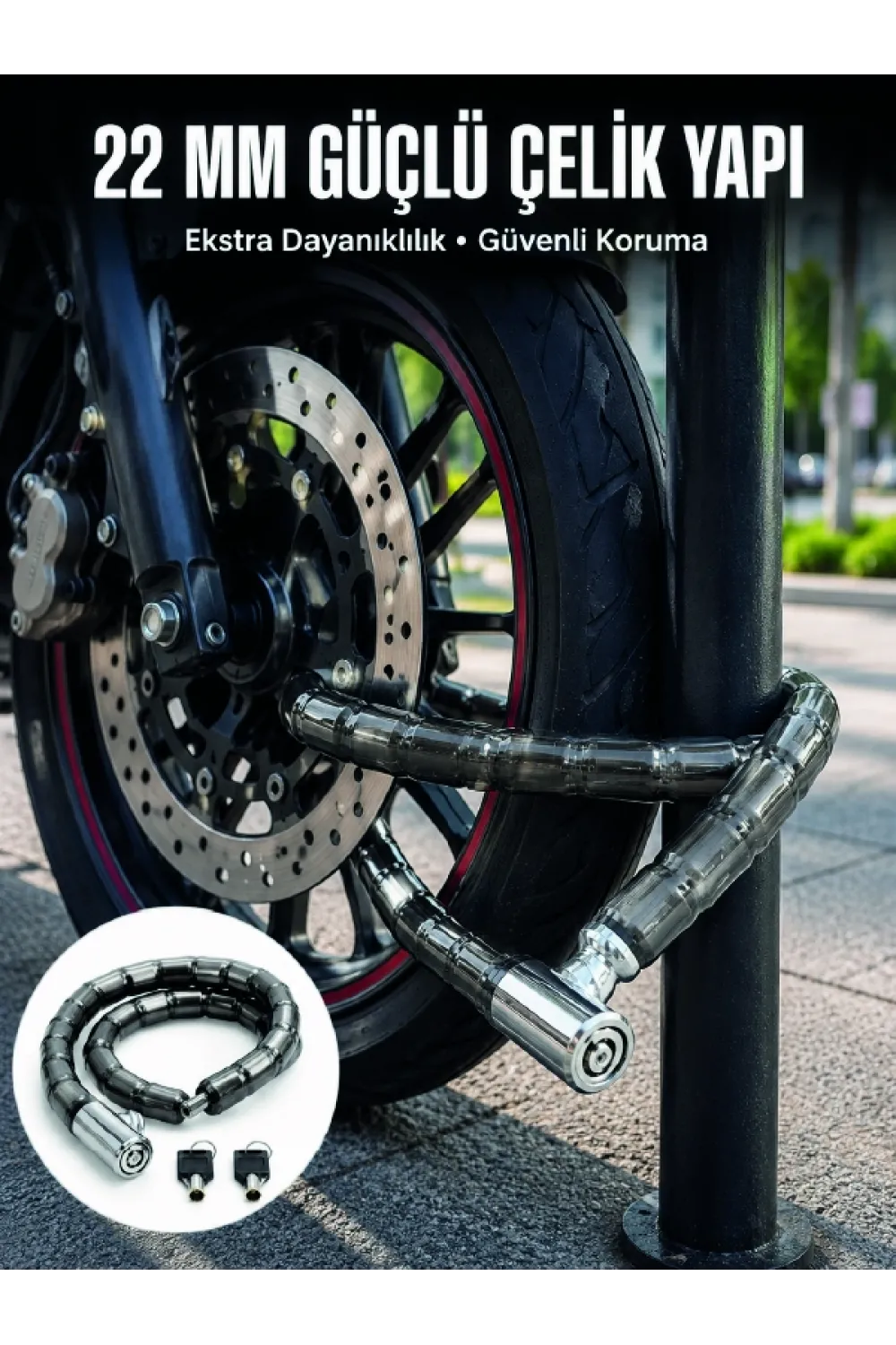 22 mm Kalın Güçlendirilmiş Çelik Yapı ile Maksimum Koruma