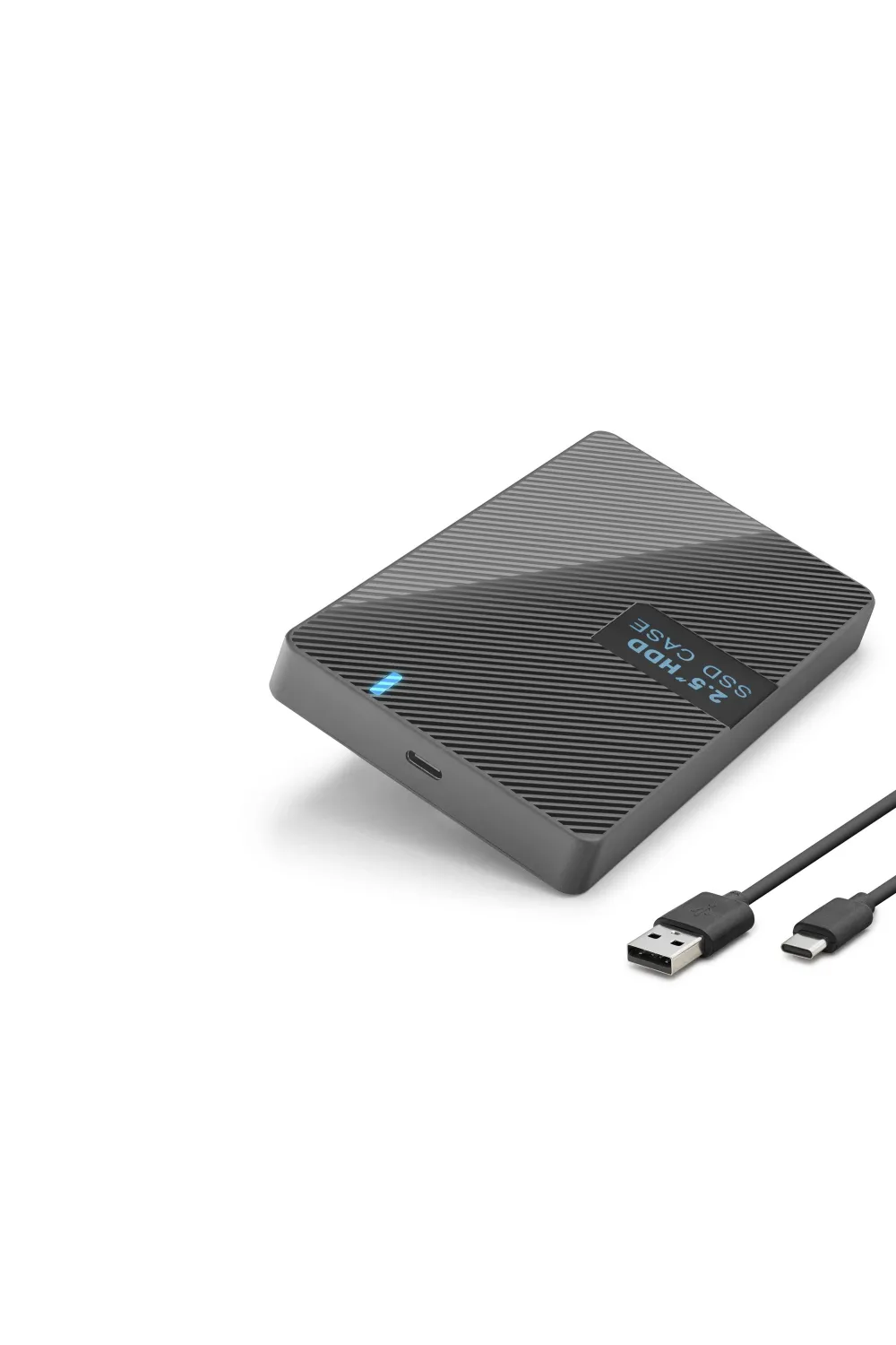 2.5 Inç Sata Hdd/Ssd Harici Disk Kutusu Usb 3.0 Type-C - Siyah HDX1793