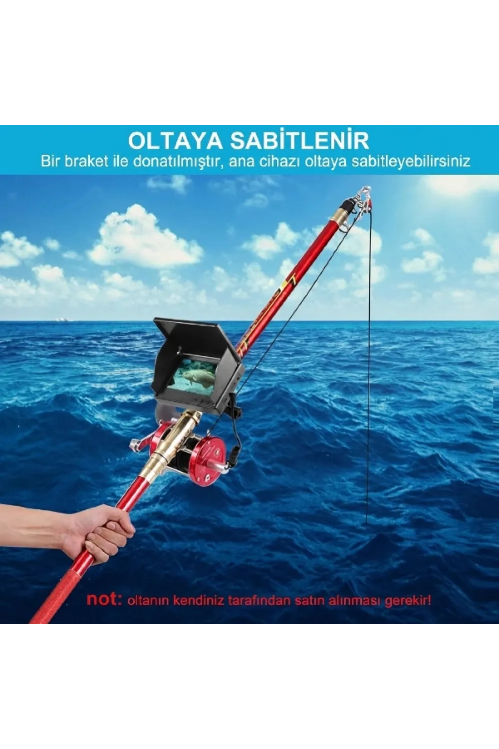 25 Metre Sualtı Balık Tutma Kamerası