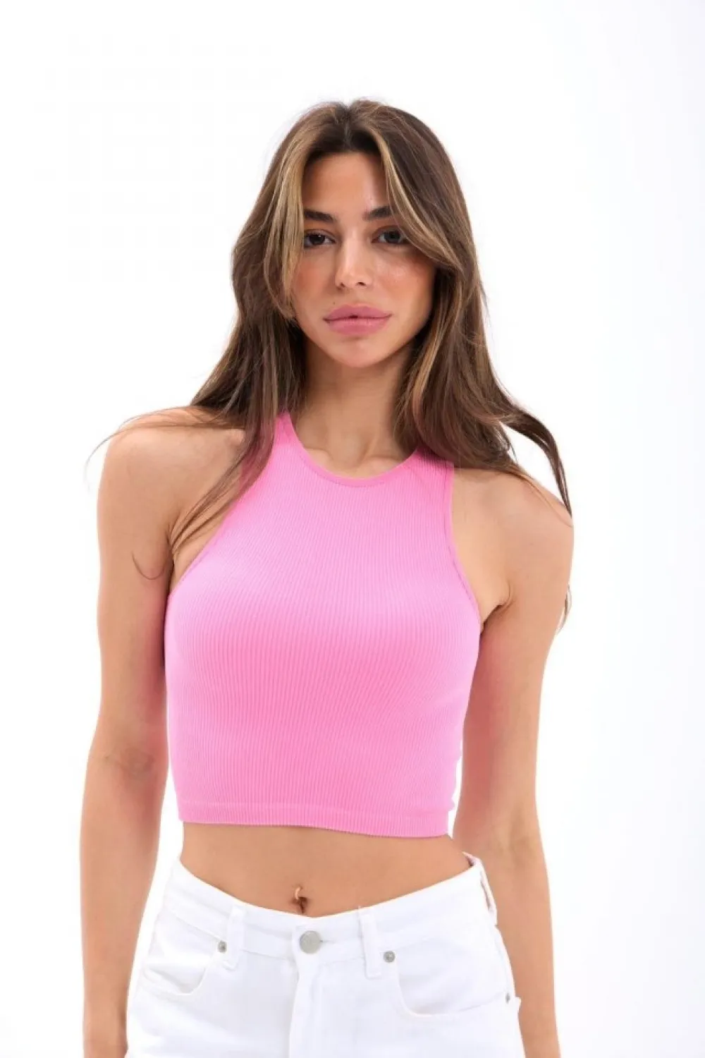 2501 SPORCU YARIM T-SHİRT-PEMBE