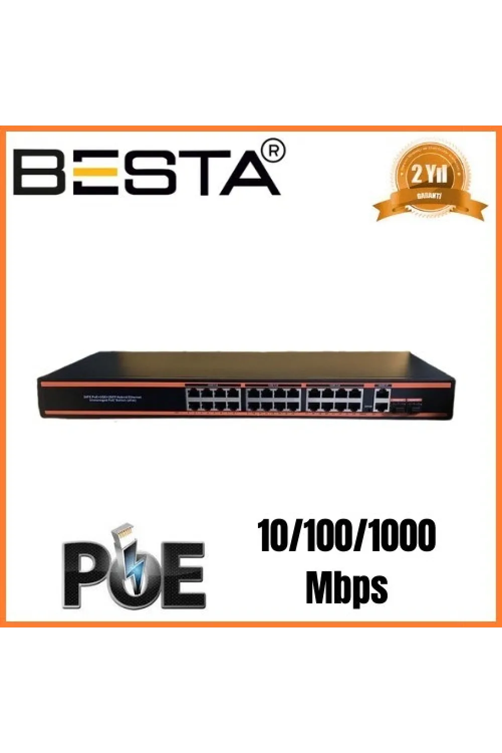 26 PORT GİGABİT POE SWİTCH BST2622G