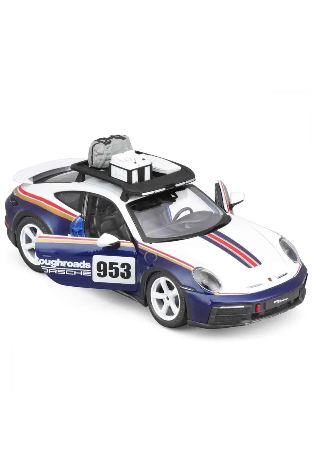 28029 Burago 1:24 Porsche 911 Dakar Model Araba -Sunman