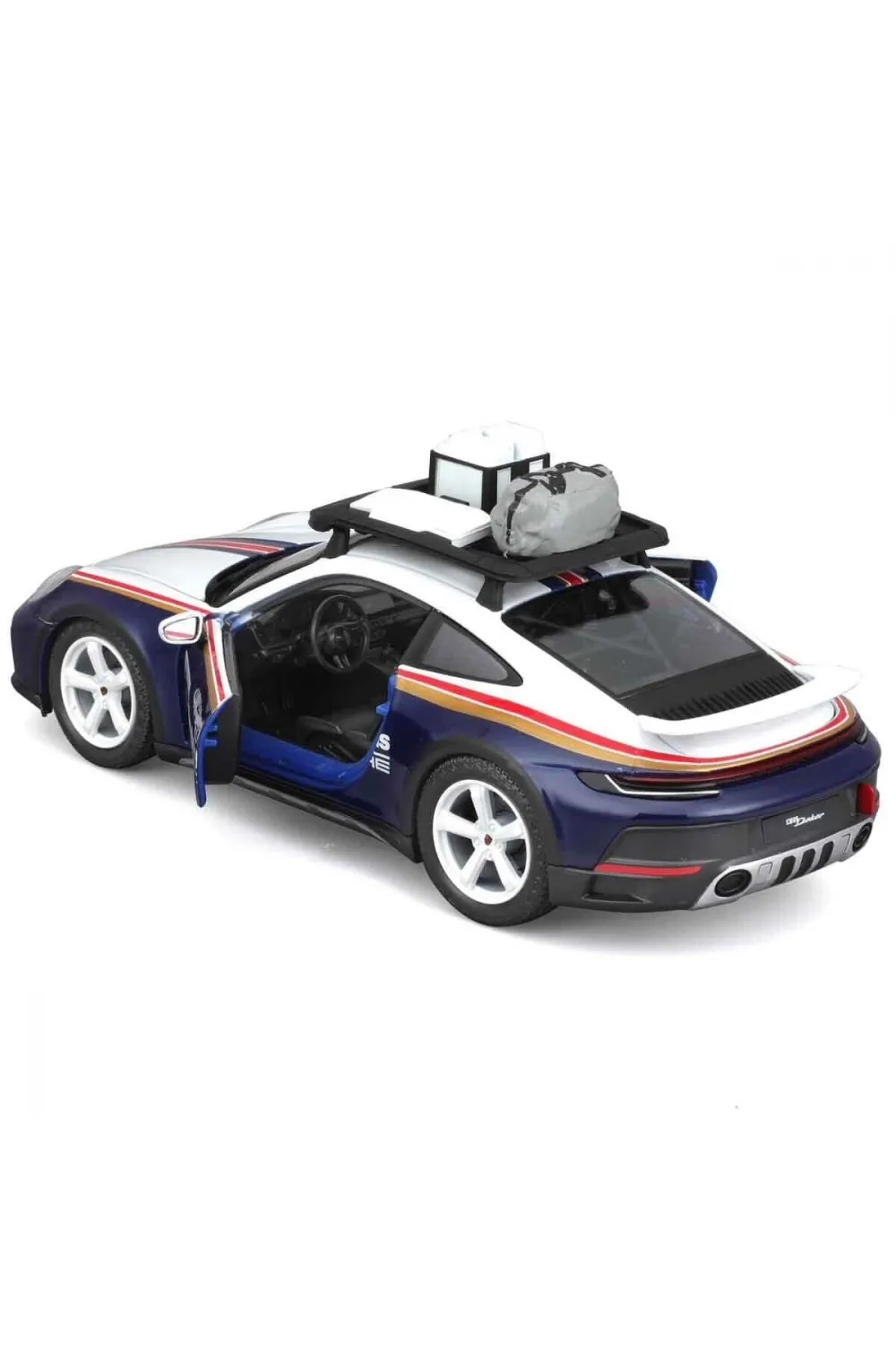 28029 Burago 1:24 Porsche 911 Dakar Model Araba -Sunman