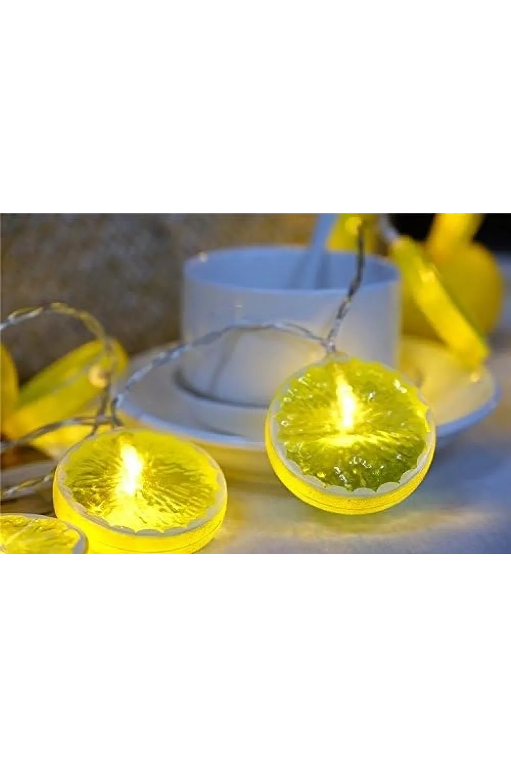 2m 10 Led Pilli 2 Kademeli Limon Led Işık Mz-304