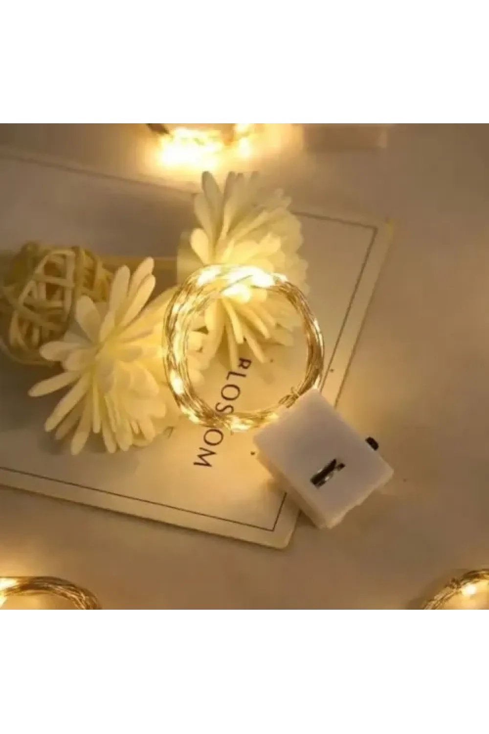 2m Pilli Peri Led Beyaz Işık