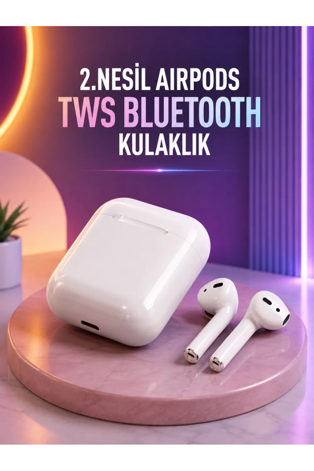 2.nesil Tws Bluetooth Kulaklık Yüksek Ses Kaliteli