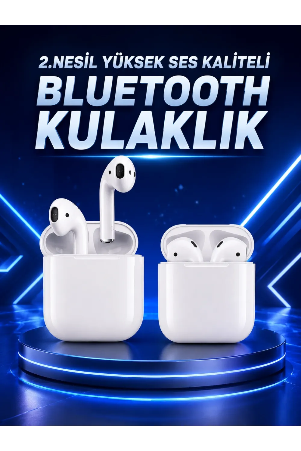 2.nesil Yeni Model Tws Bluetooth Kulaklık Dokunmatik Kontrol Yüksek Ses Kaliteli