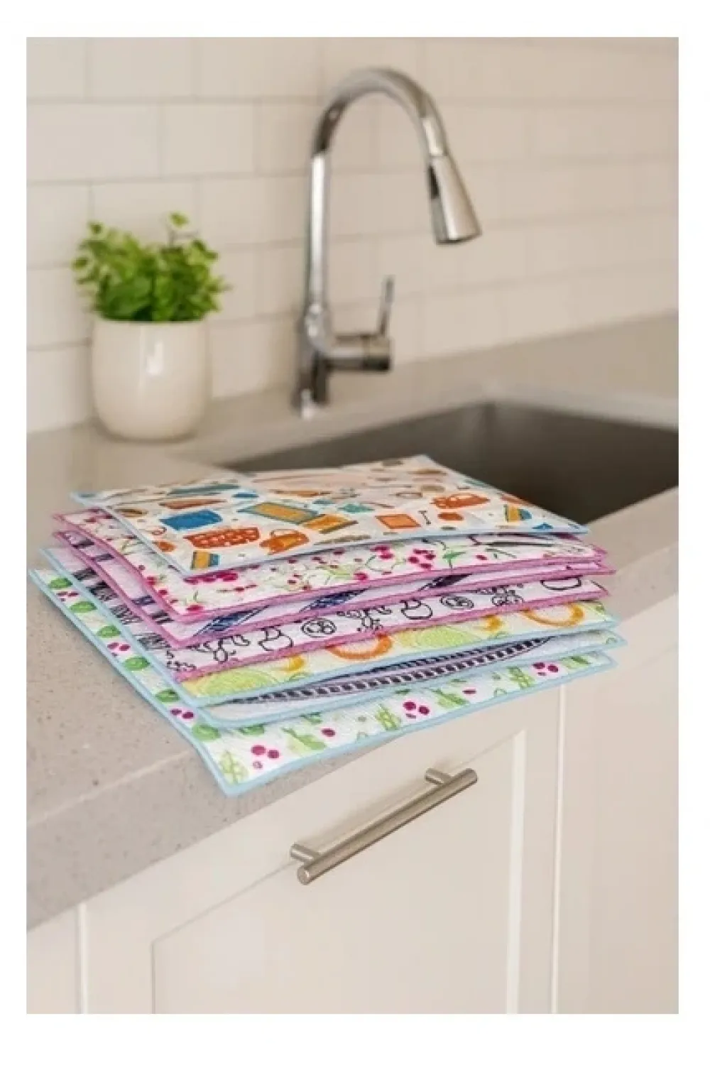 3 Adet Mikrofiber Kurutma Bulaşık Altlığı