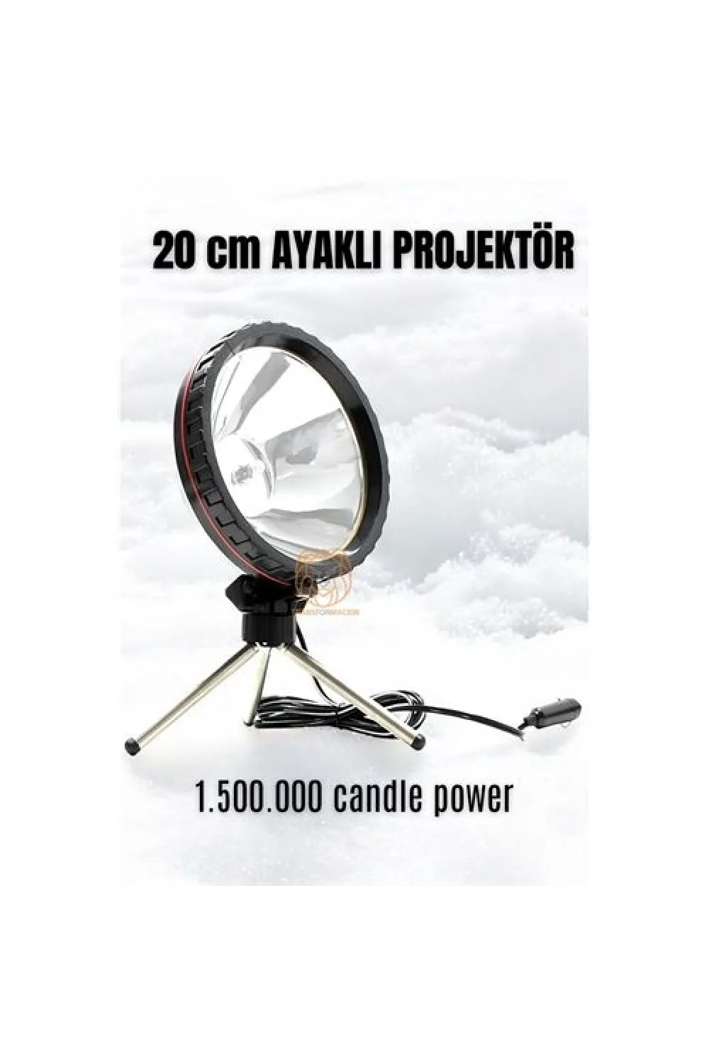 3 Ayaklı El Projektörü 360 Derece Avcı Projektörü Tekne Projektör 426427
