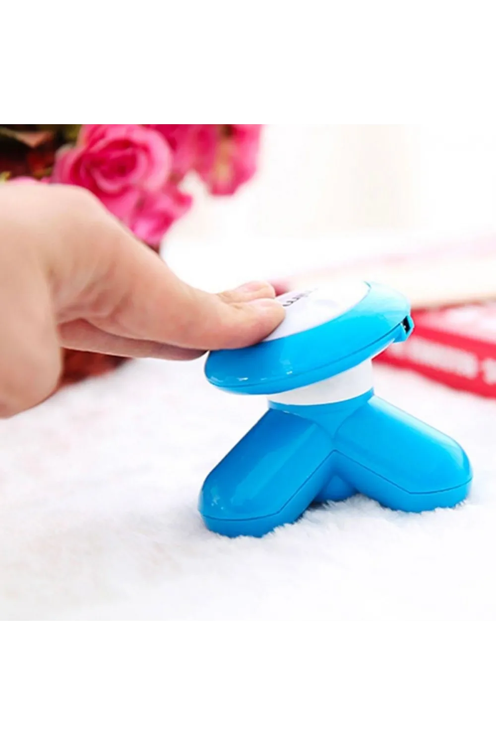 3 Başlıklı Titreşimli Usb Şarjlı Mini El Masaj Aleti