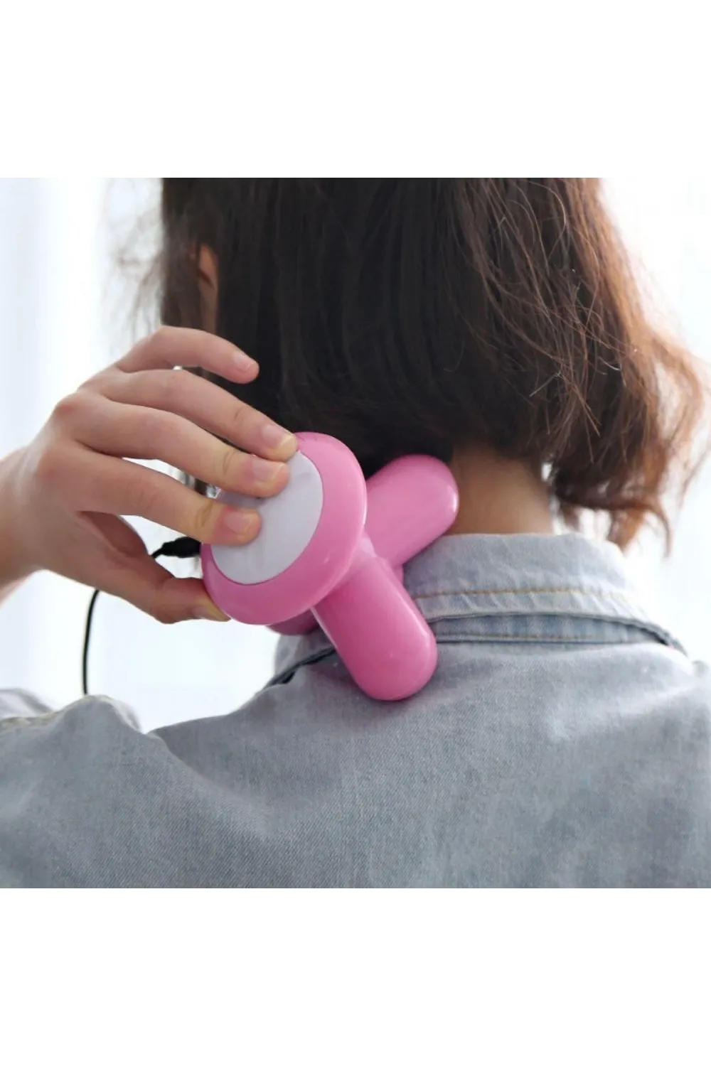 3 Başlıklı Titreşimli Usb Şarjlı Mini El Masaj Aleti