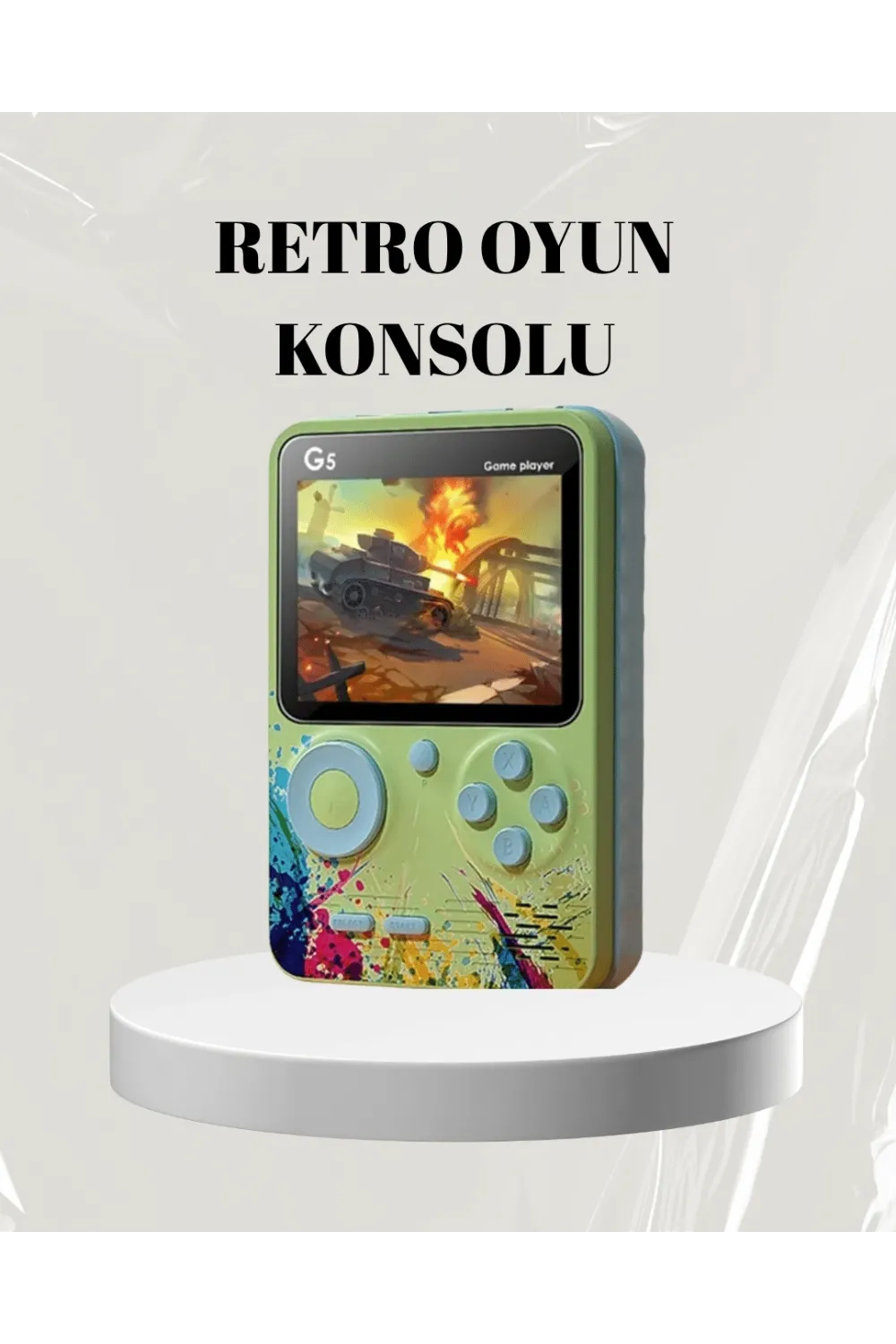 3 İnç Renkli Ekranlı Taşınabilir El Konsolu – G5 Modeli