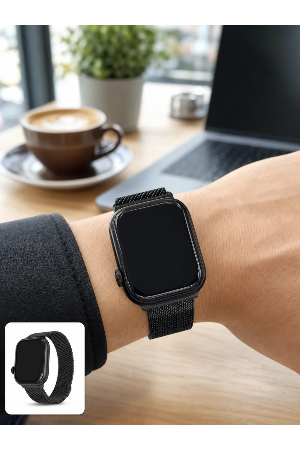 3 Kordonlu Akıllı Saat Bluetooth Arama Ve Akıllı Bildirim Destekli