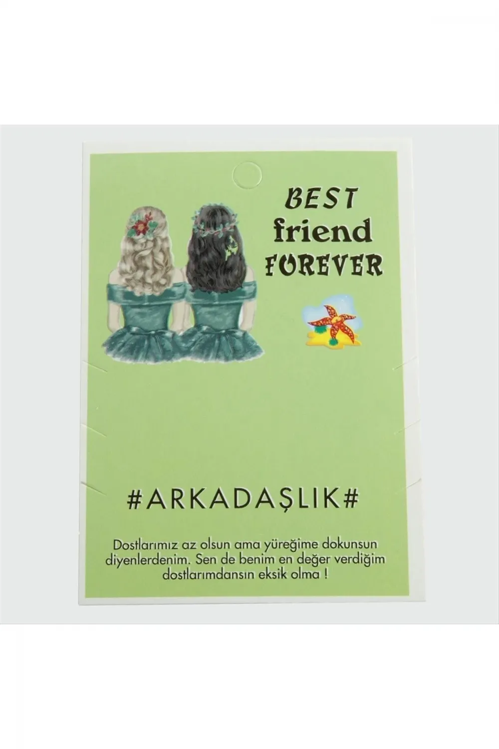 3lü Arkadaşlık Bileklik Kartı