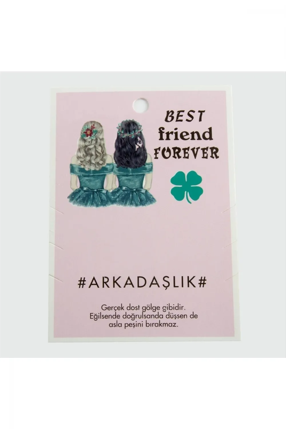 3lü Arkadaşlık Bileklik Kartı