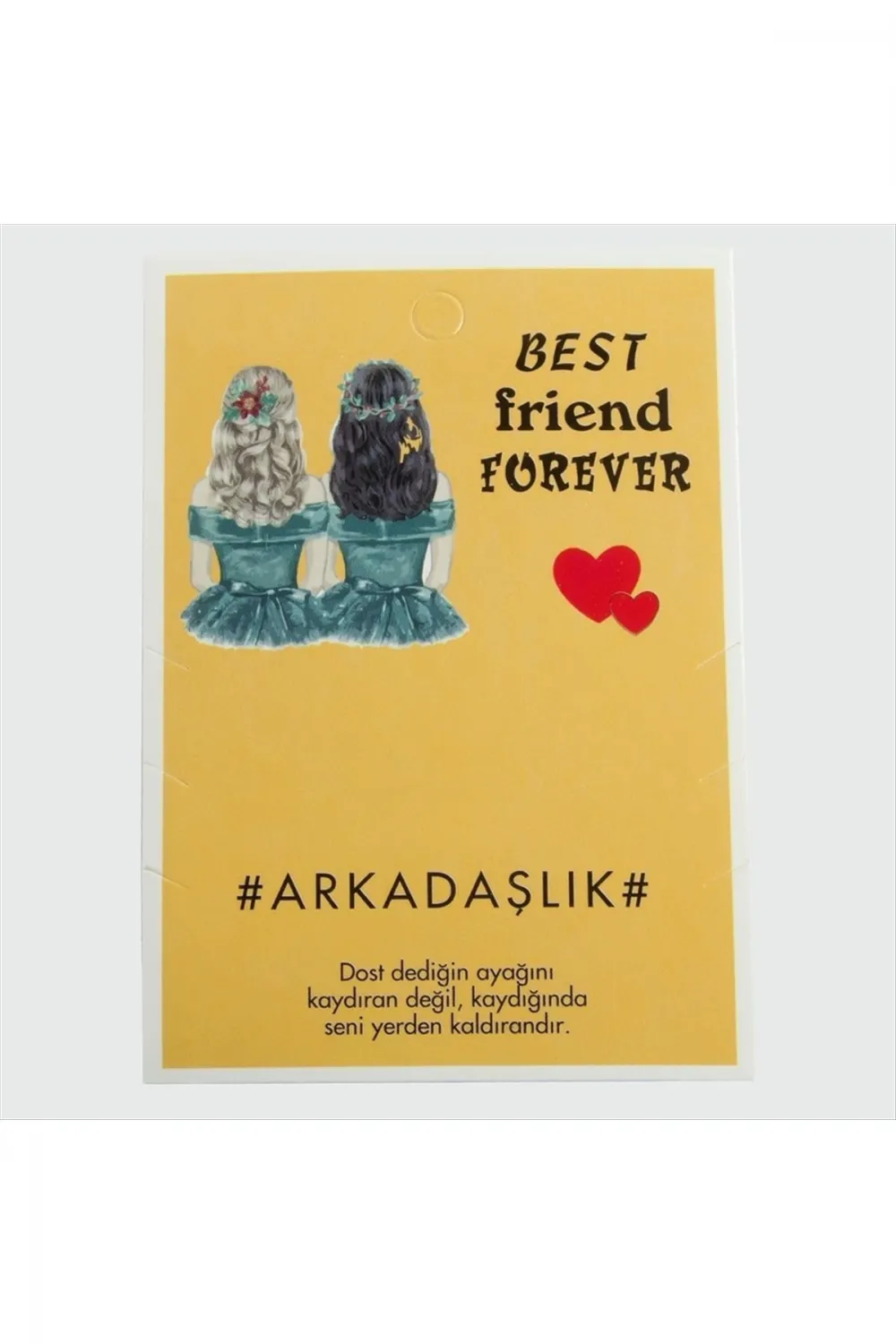 3lü Arkadaşlık Bileklik Kartı