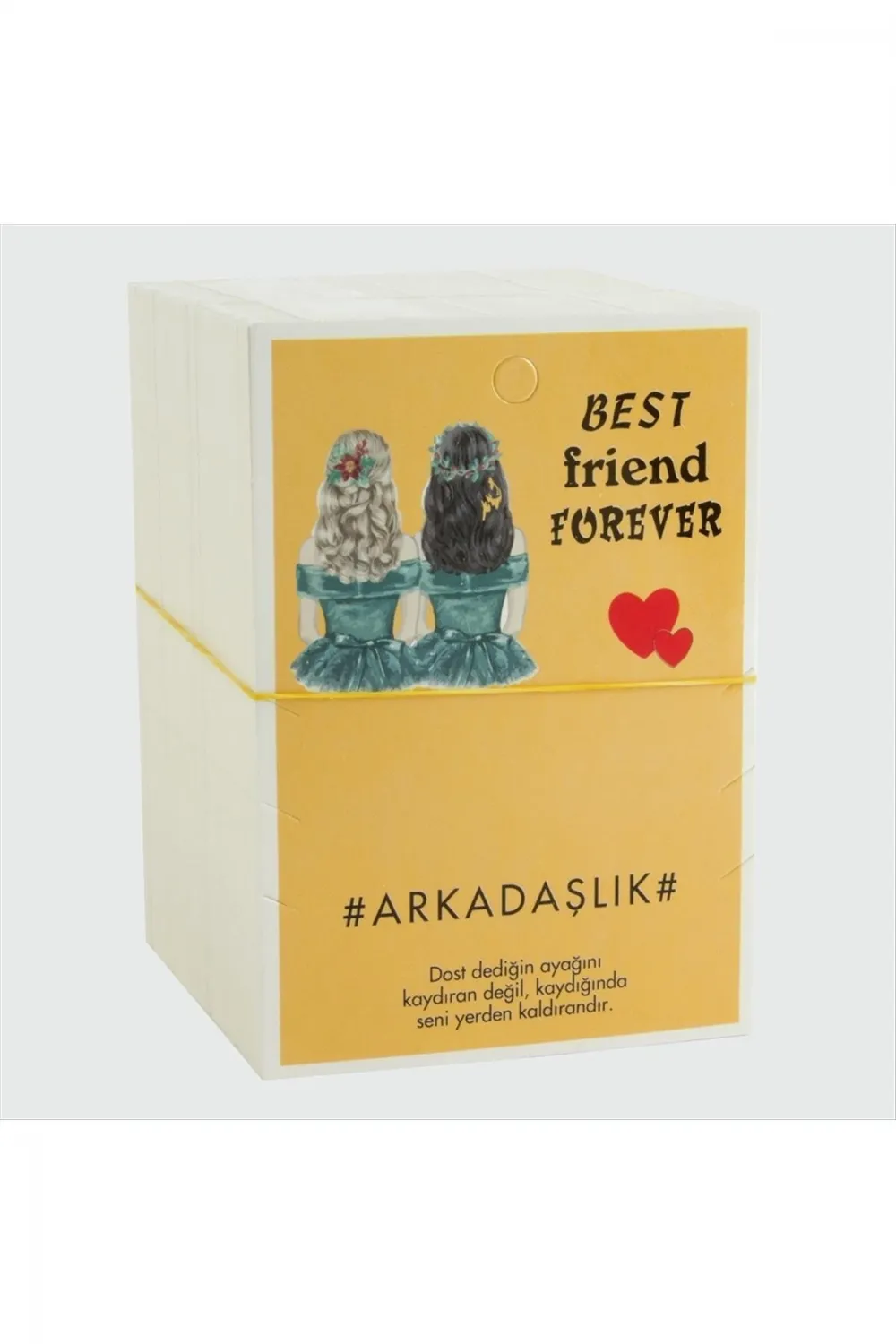 3lü Arkadaşlık Bileklik Kartı