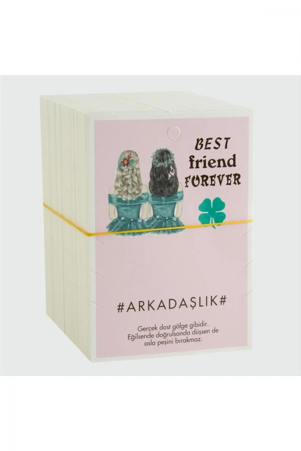 3lü Arkadaşlık Bileklik Kartı