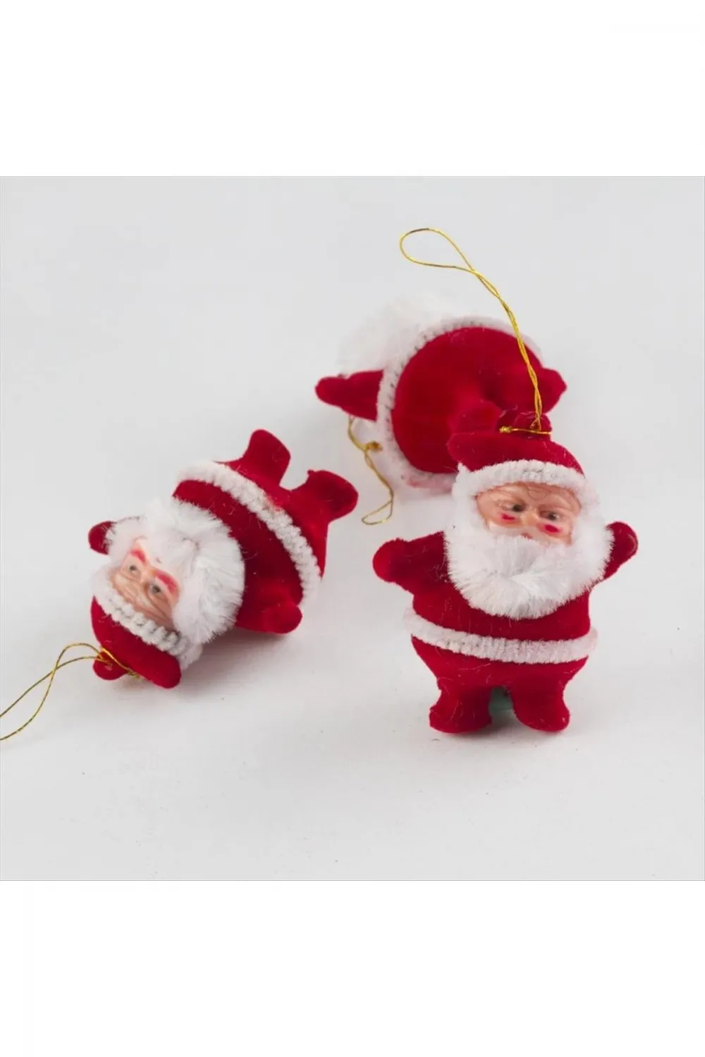 3lü Noel Baba Yılbaşı Ağaç Süsü