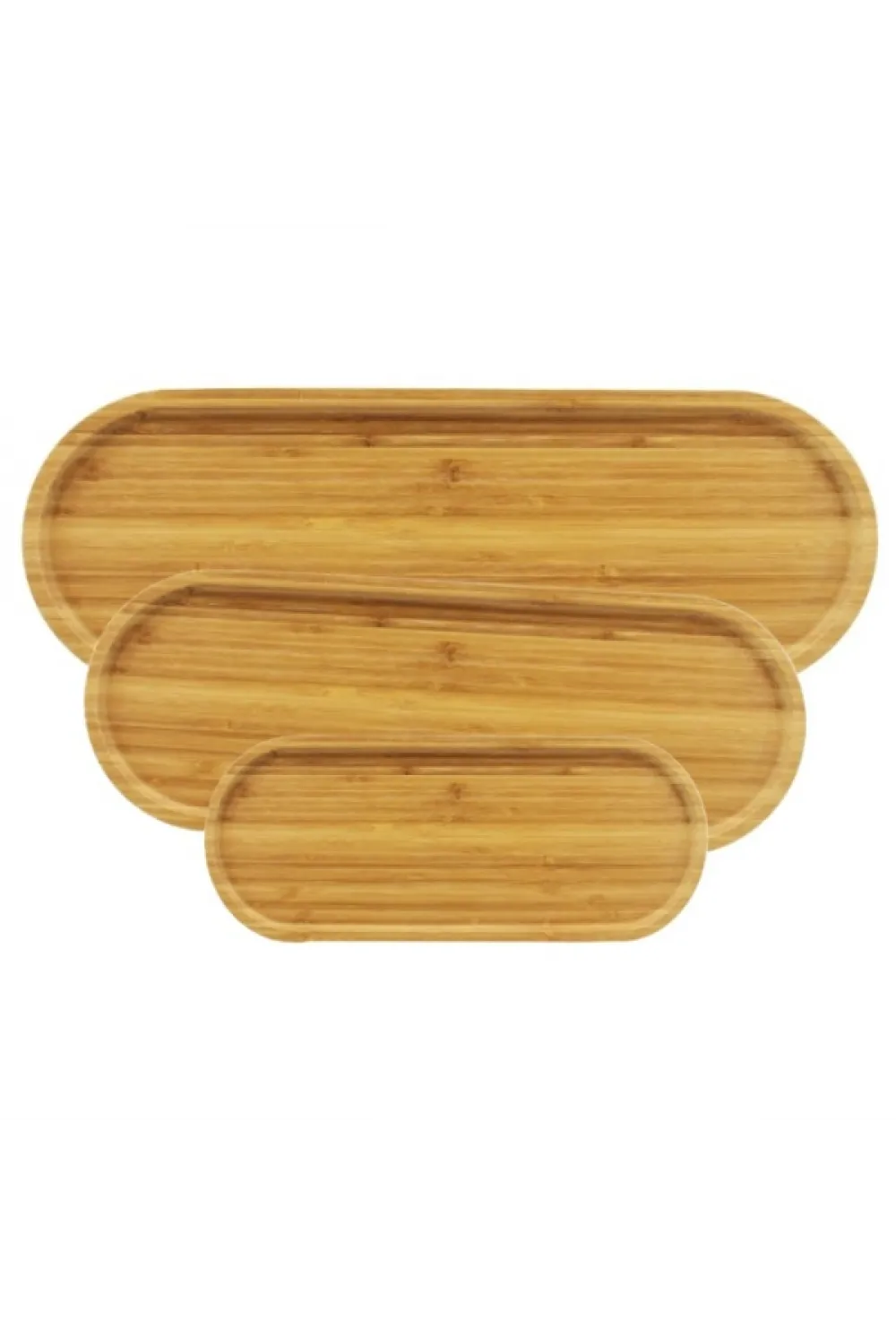 3lü Oval Sunum Tabağı Seti