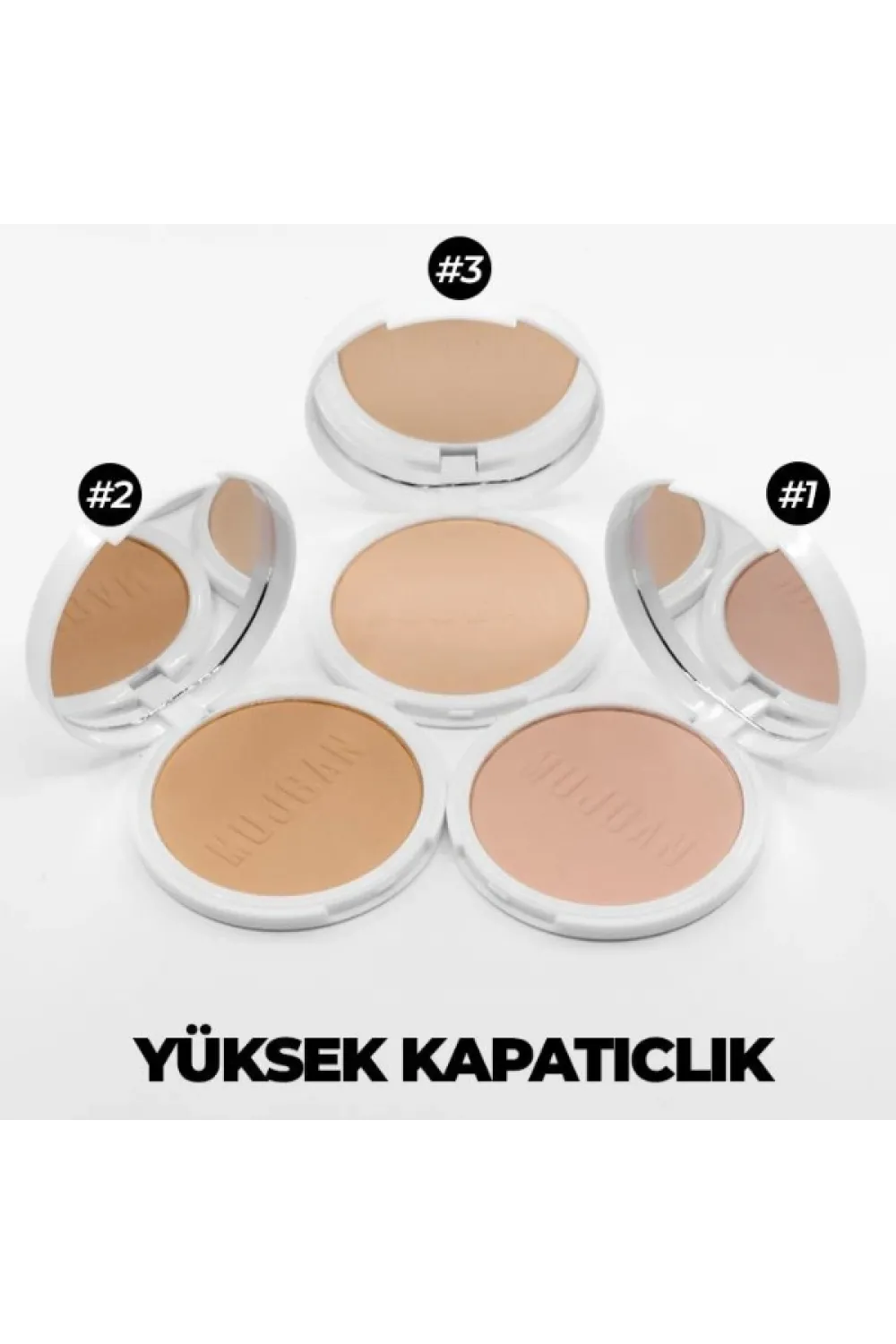 3lü Profesyonel Mat Pudra Seti