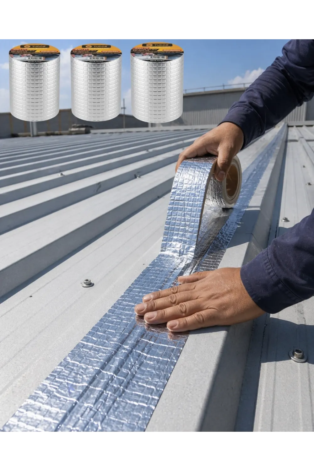 3 Lü Set Çatı Balkon Pvc Boru İçin Sızdırmazlık Tamir Bandı