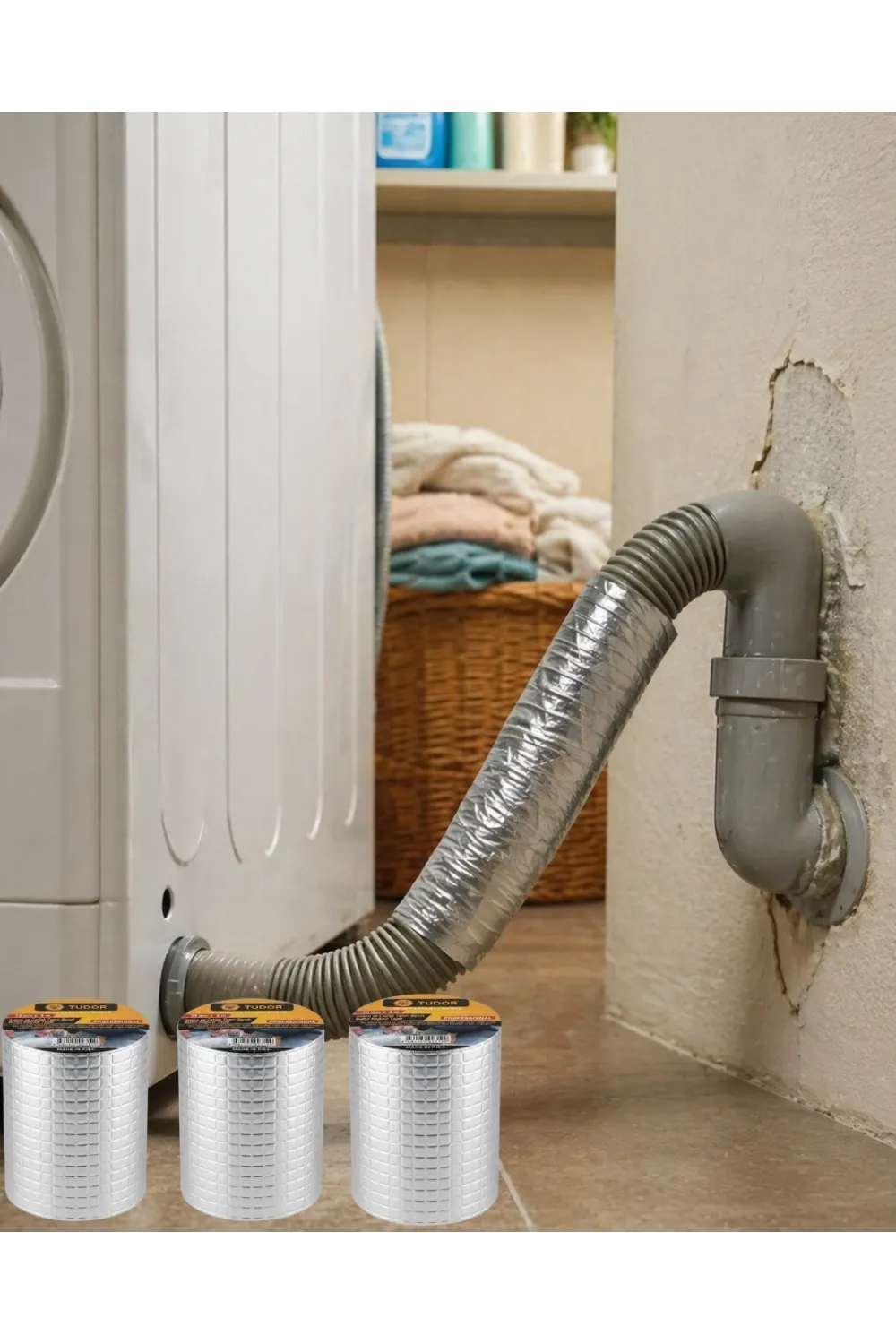 3 Lü Set Güçlü Yapışkanlı Su Yalıtım Bandı 72 Mm 2 Metre