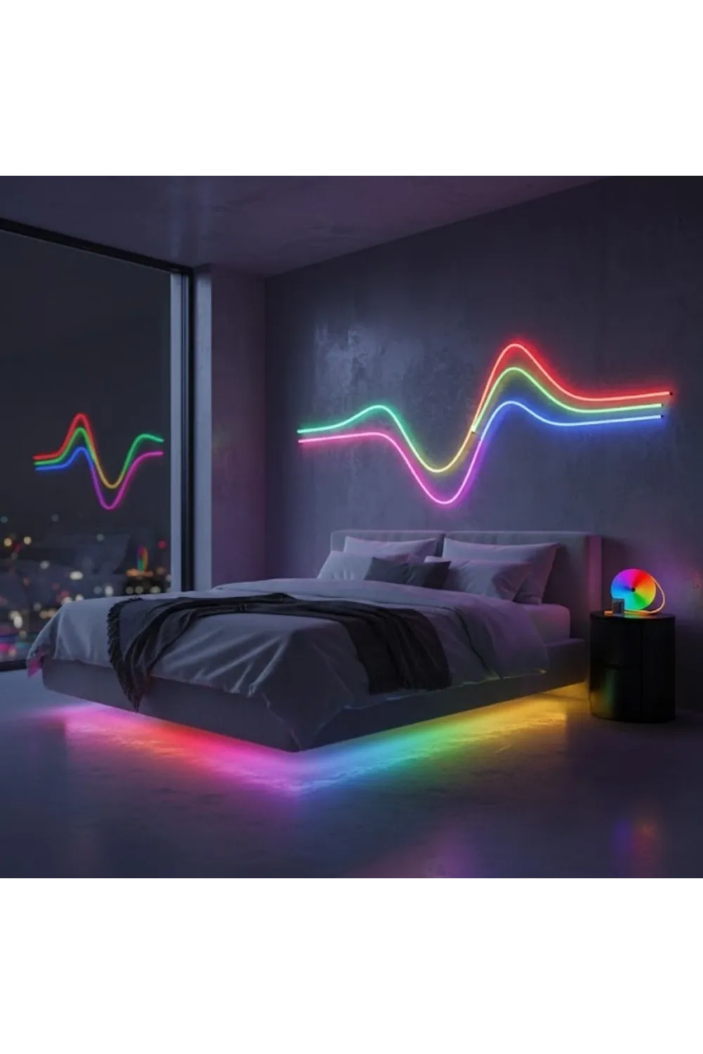 3 Metre Neon Led Işık – Esnek Dekoratif Ortam Ve Oda Aydınlatması