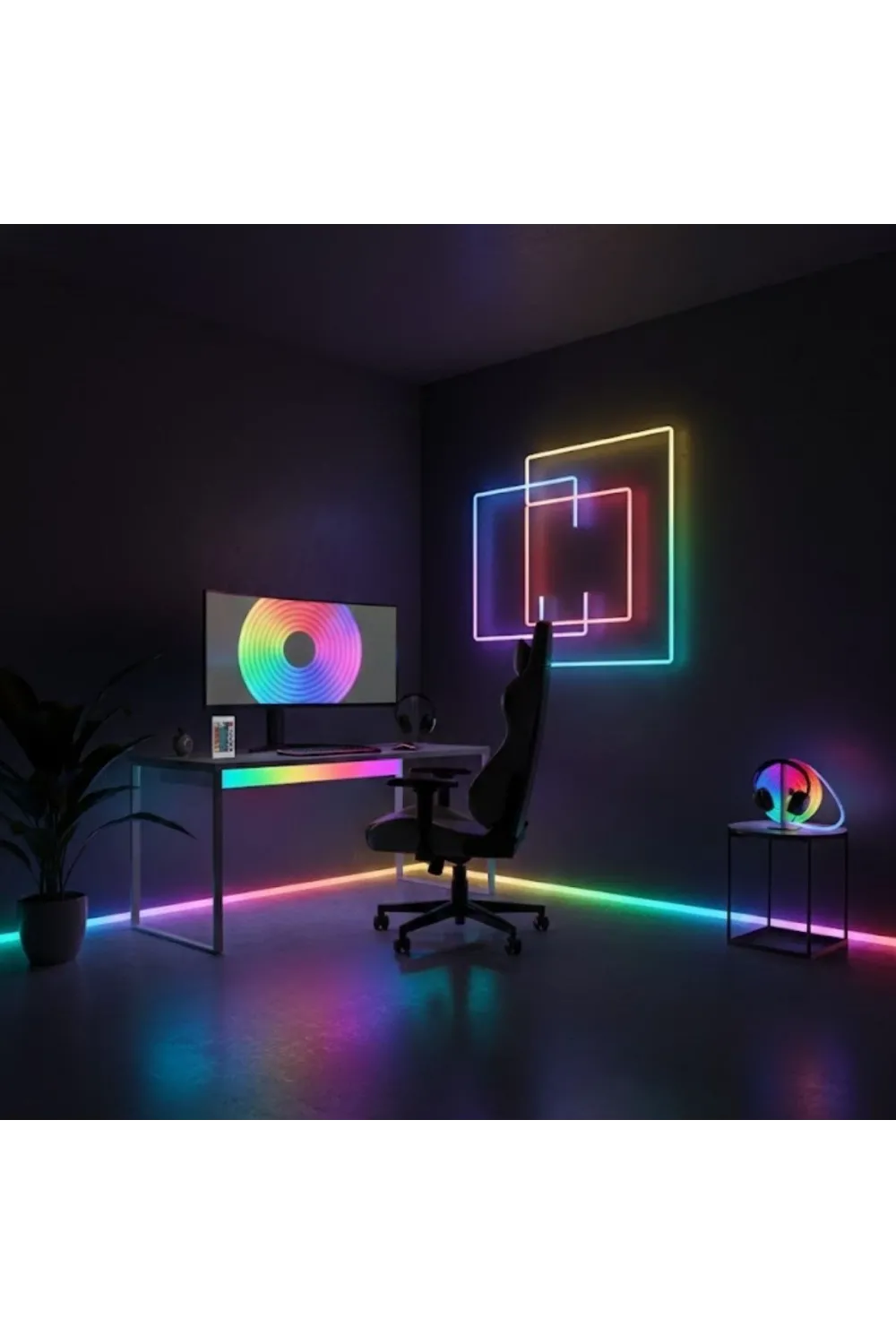 3 Metre Neon Led Işık – Esnek Dekoratif Ortam Ve Oda Aydınlatması